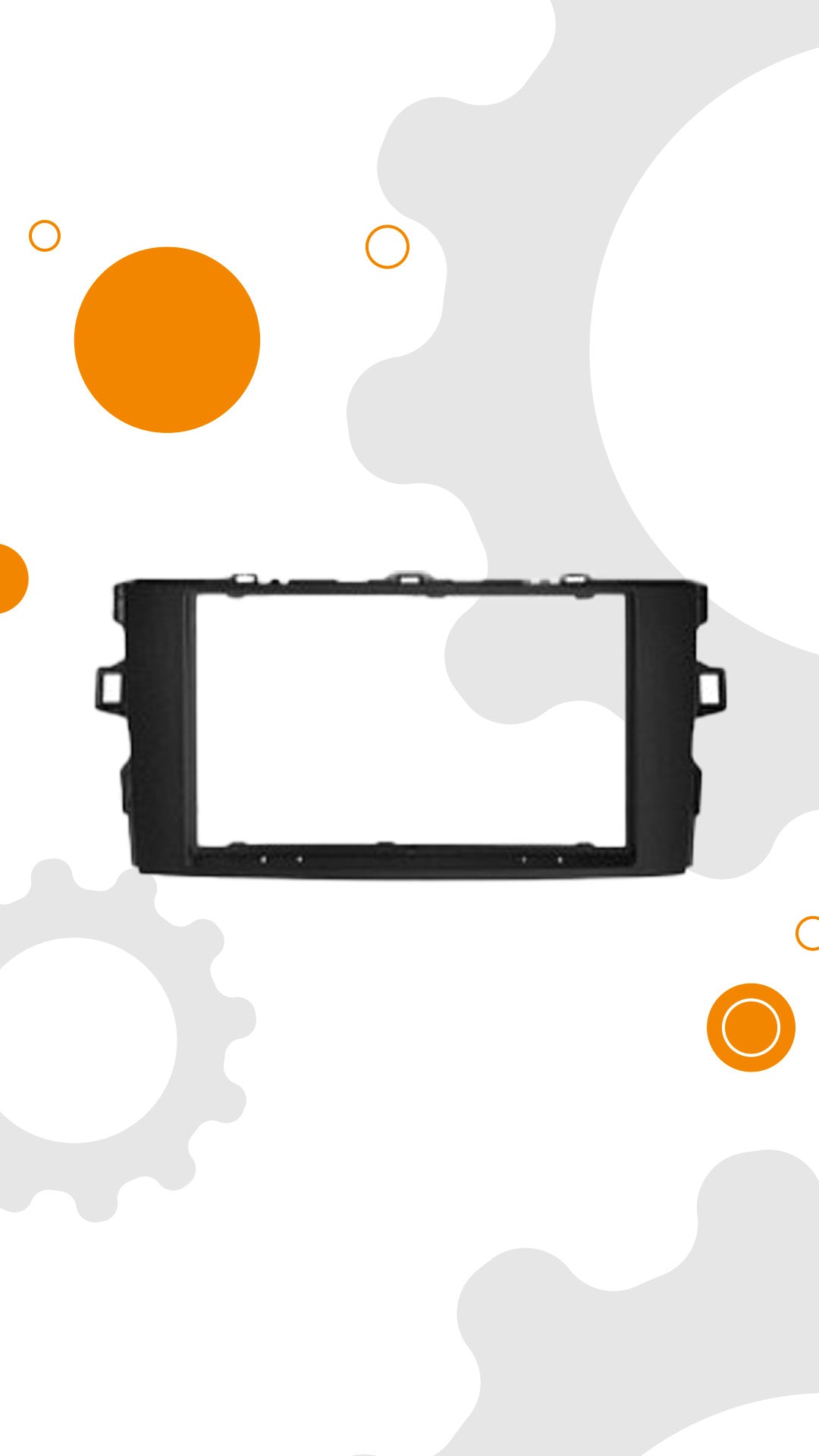 KIT INSTALLAZIONE X TOYOTA AURIS DAL 2007 /7 POLLICI ANDROID+CARPLEY