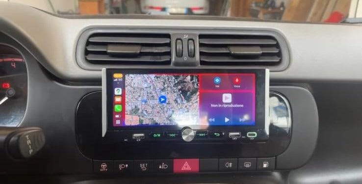 KIT INSTALLAZIONE X FIAT PANDA 3° NEW MODEL RETTANGOLARE