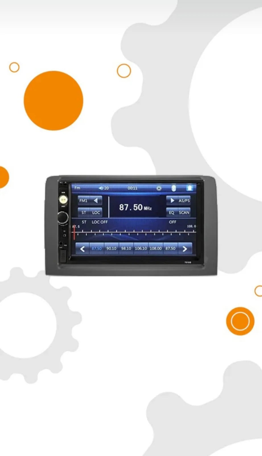 KIT INSTALLAZIONE X FIAT IDEA 2005/2012 /7 POLLICI ANDROID CARPLEY