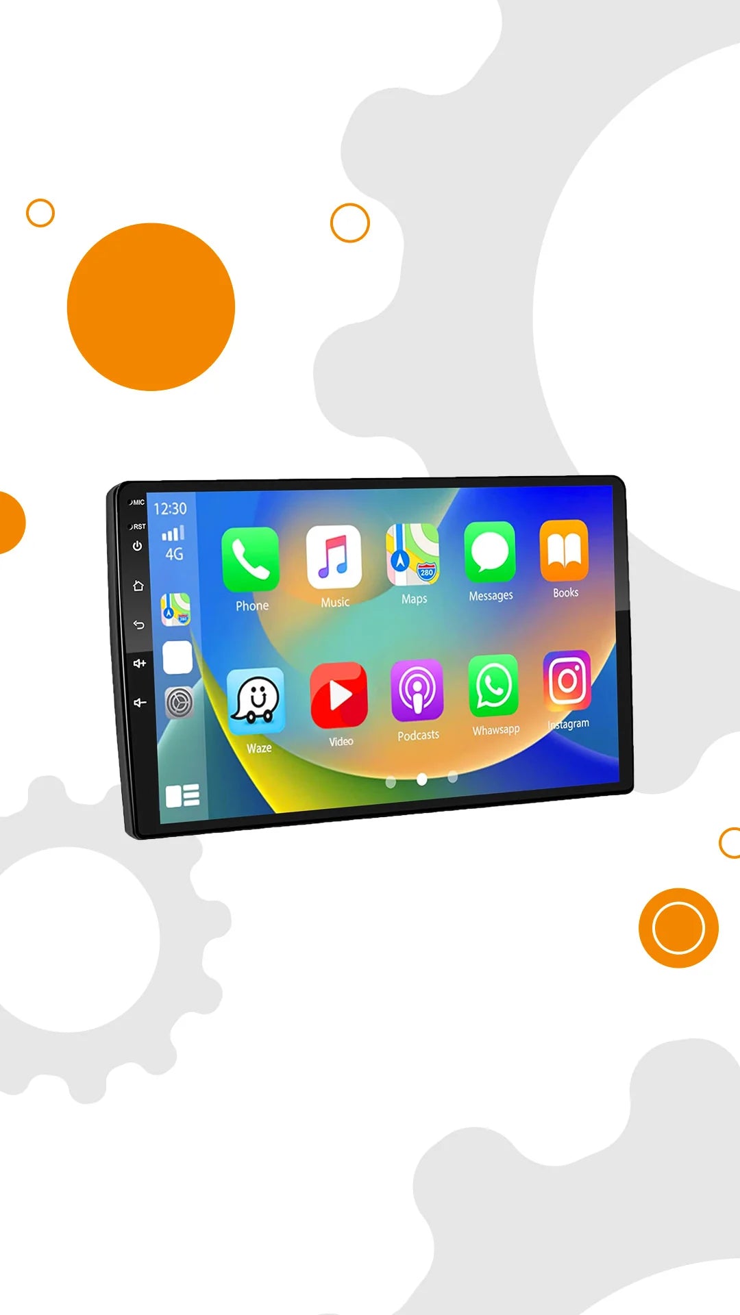 Autoradio 2Din 9" HD con Bluetooth ANDROID