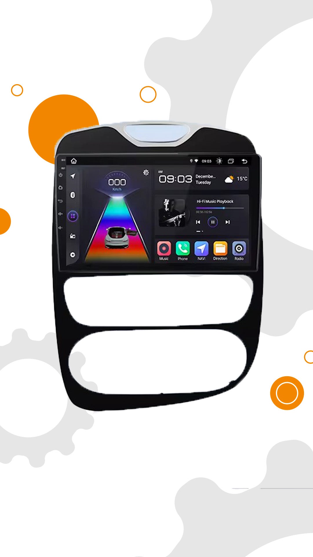 Renault Clio 2012-2017 versione A android auto/carplay
