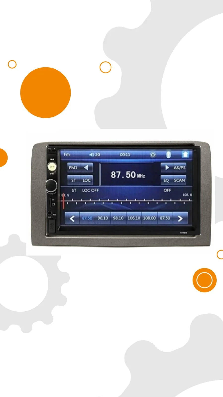 LANCIA MUSA 2 DIN (2004-2012)CON AUTORADIO 2 DIN 7 POLLICI