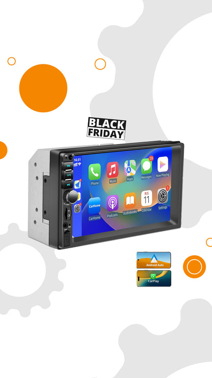 Autoradio 2 Din 7°pollici  Carplay/ android auto cablato