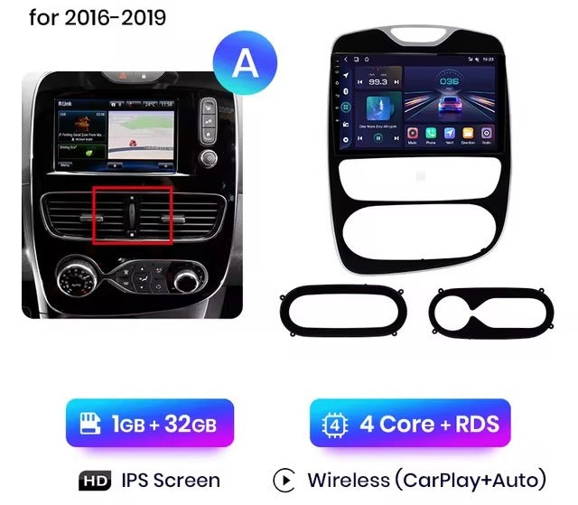 Renault Clio  2012-2017 wiriless carplay