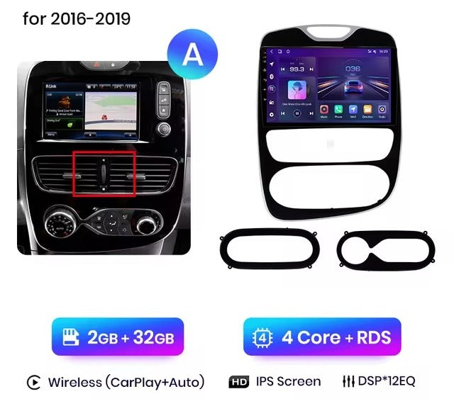 Renault Clio  2012-2017 wiriless carplay