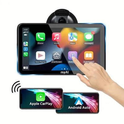 Autoradio 7 Pollici Carplay Android Bluetooth WiFi Mirror Link Touch Screen AUX